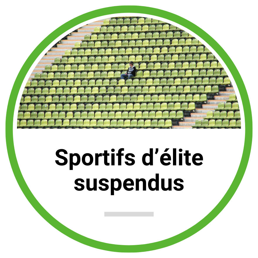 Lien vers page Le dopage: Sportifs d'élite suspendus